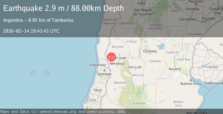 Map of SAN JUAN, ARGENTINA