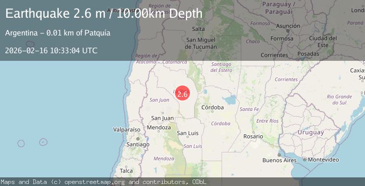 Map of LA RIOJA, ARGENTINA