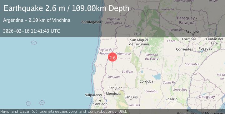 Map of LA RIOJA, ARGENTINA