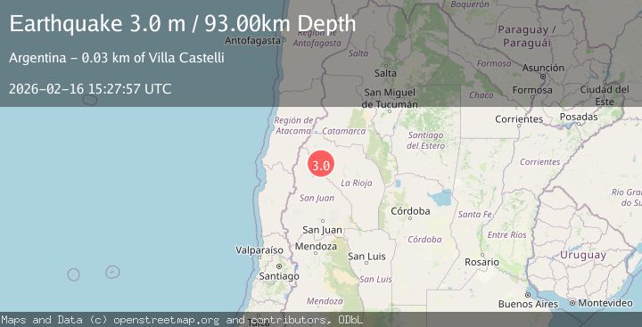 Map of LA RIOJA, ARGENTINA