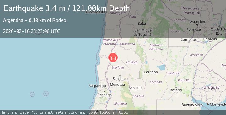 Map of SAN JUAN, ARGENTINA
