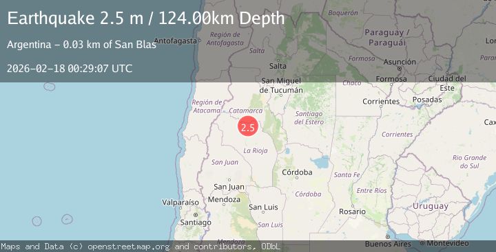 Map of LA RIOJA, ARGENTINA