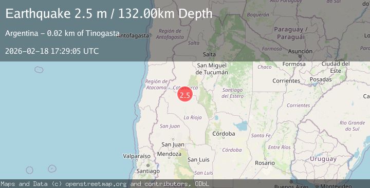Map of CATAMARCA, ARGENTINA