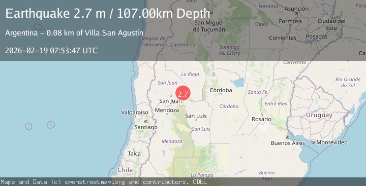 Map of SAN JUAN, ARGENTINA