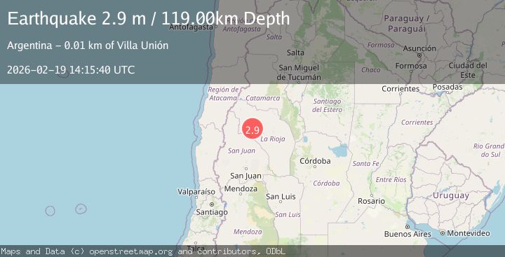 Map of LA RIOJA, ARGENTINA
