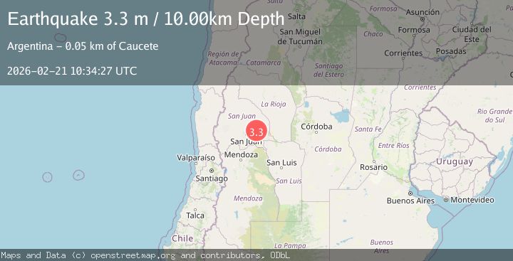 Map of SAN JUAN, ARGENTINA