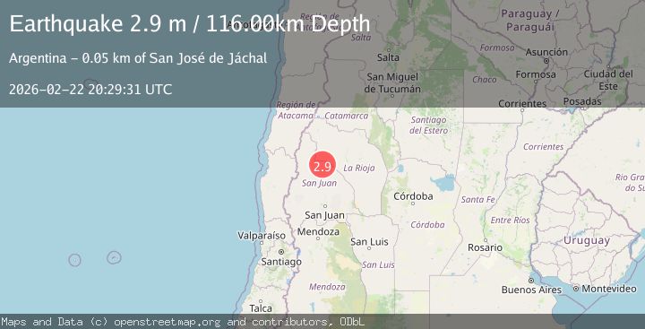 Map of SAN JUAN, ARGENTINA