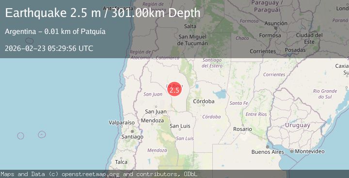 Map of LA RIOJA, ARGENTINA