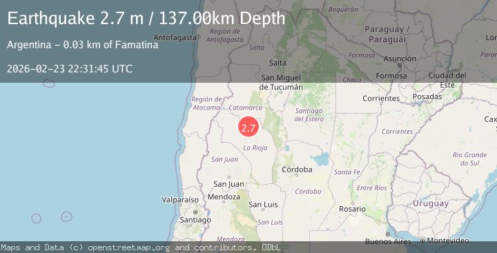 Map of LA RIOJA, ARGENTINA