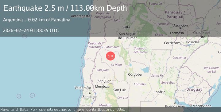 Map of LA RIOJA, ARGENTINA