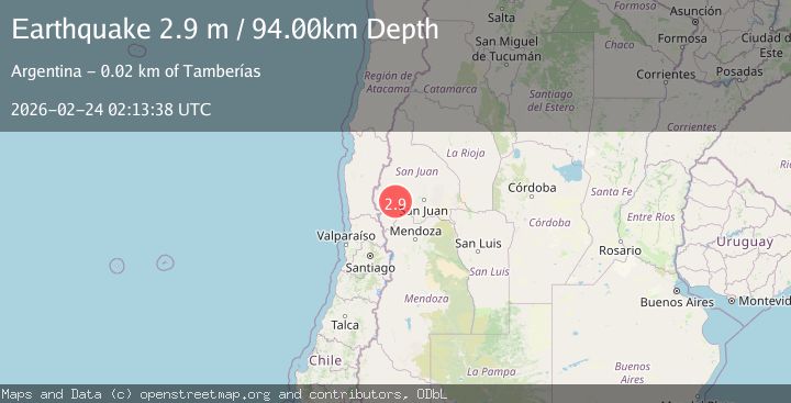 Map of SAN JUAN, ARGENTINA