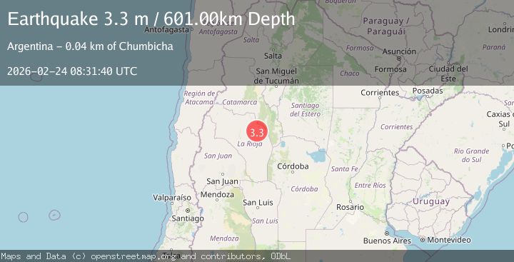 Map of LA RIOJA, ARGENTINA