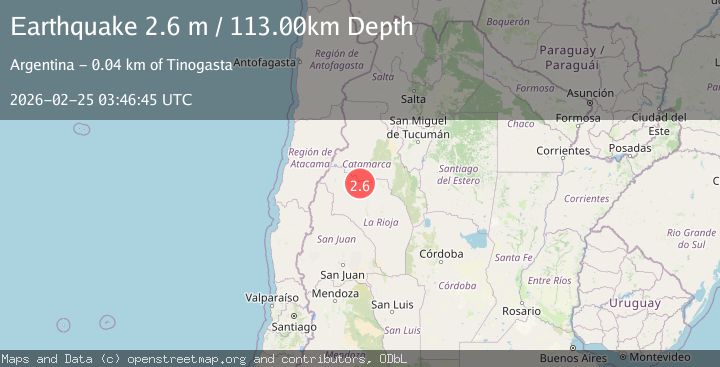 Map of LA RIOJA, ARGENTINA