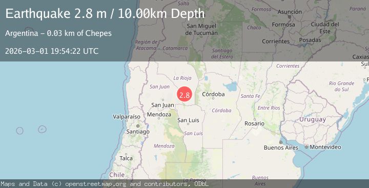 Map of LA RIOJA, ARGENTINA