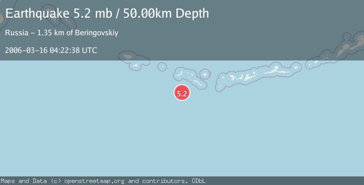 Map of RAT ISLANDS, ALEUTIAN ISLANDS