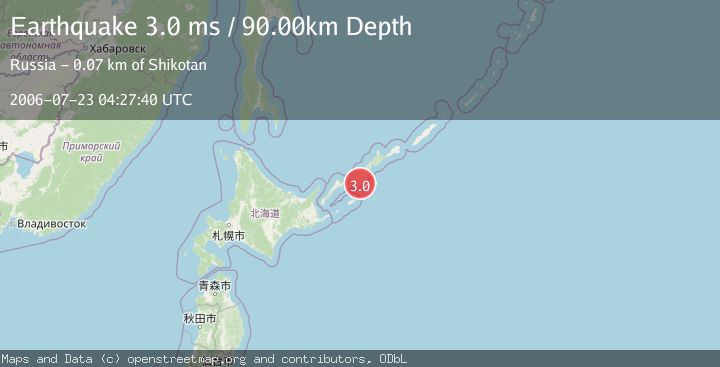 Map of KURIL ISLANDS