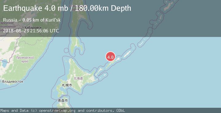 Map of KURIL ISLANDS