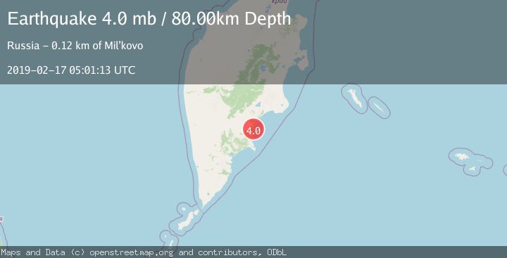 Map of NEAR EAST COAST OF KAMCHATKA