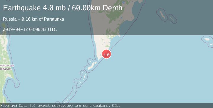 Map of NEAR EAST COAST OF KAMCHATKA