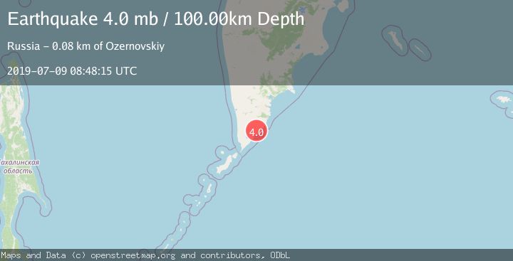 Map of NEAR EAST COAST OF KAMCHATKA