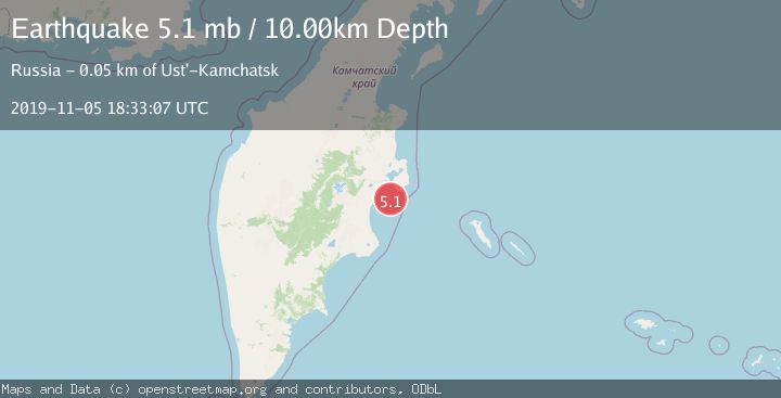 Map of NEAR EAST COAST OF KAMCHATKA