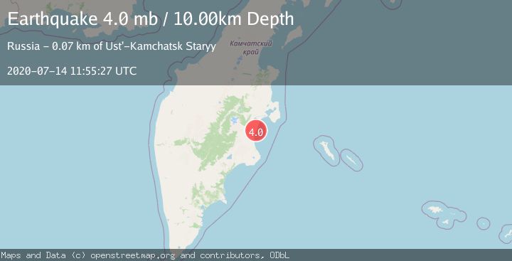 Map of NEAR EAST COAST OF KAMCHATKA
