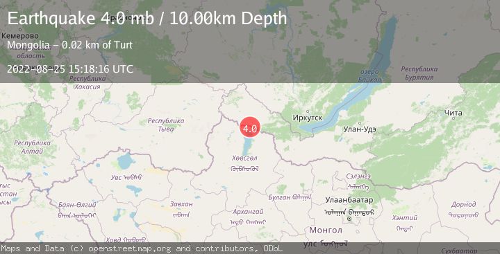 Map of RUSSIA-MONGOLIA BORDER REGION