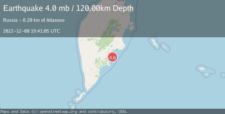Map of NEAR EAST COAST OF KAMCHATKA
