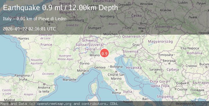 Map of NORTHERN ITALY