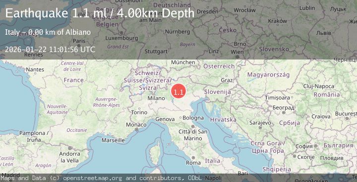 Map of NORTHERN ITALY