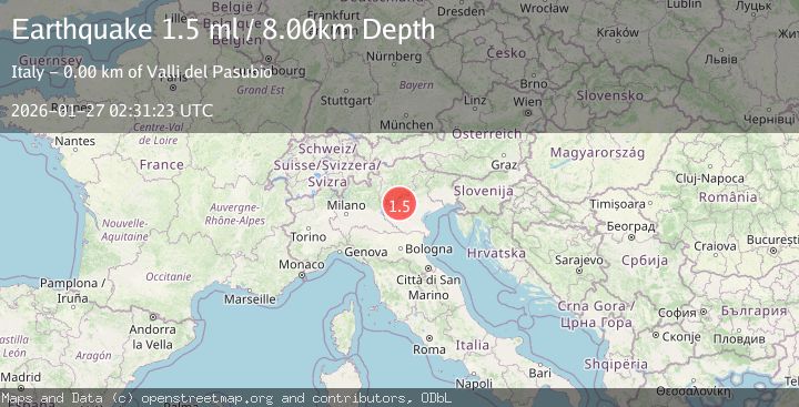 Map of NORTHERN ITALY