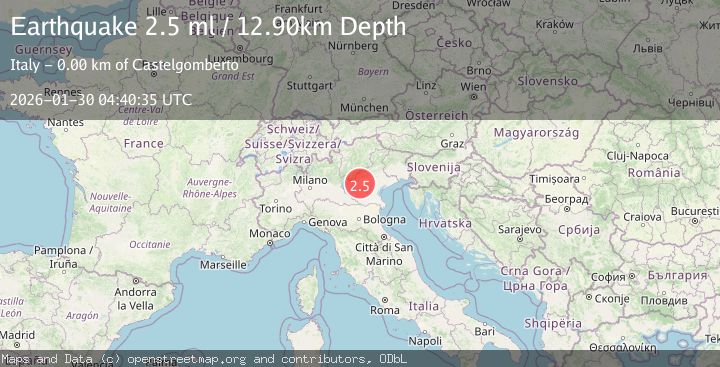 Map of NORTHERN ITALY
