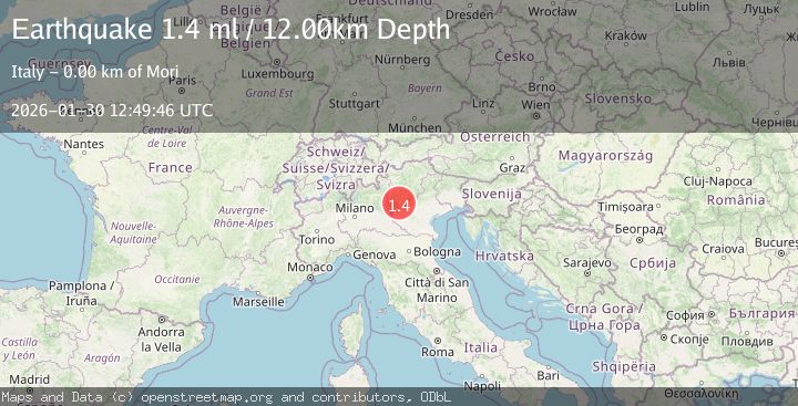 Map of NORTHERN ITALY
