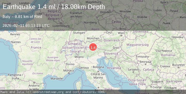 Map of NORTHERN ITALY