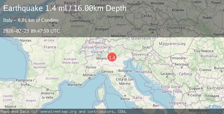 Map of NORTHERN ITALY
