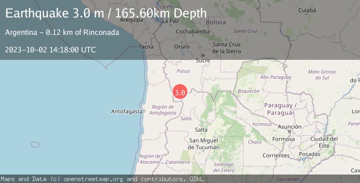 Map of POTOSI, BOLIVIA