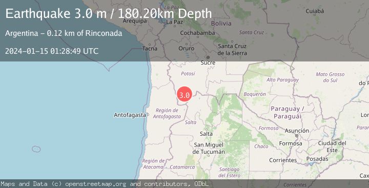 Map of POTOSI, BOLIVIA