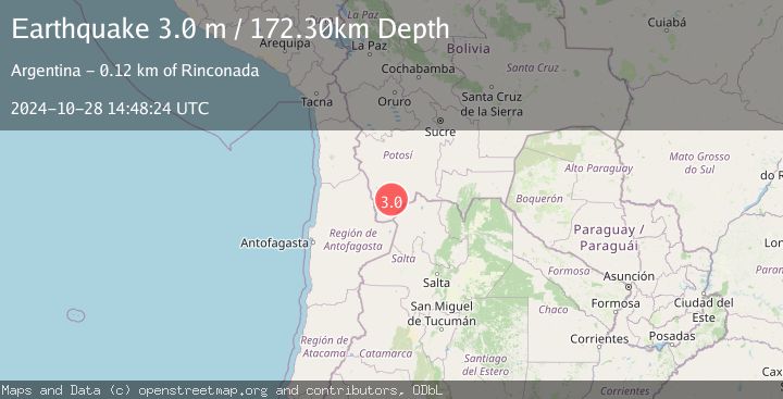 Map of POTOSI, BOLIVIA