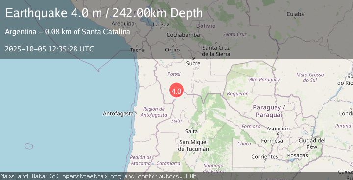 Map of POTOSI, BOLIVIA