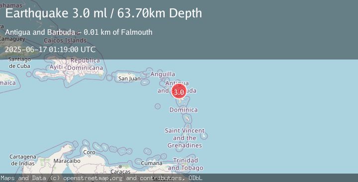 Map of ANTIGUA AND BARBUDA REGION