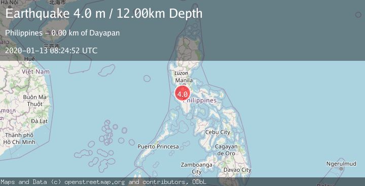 Map of MINDORO, PHILIPPINES