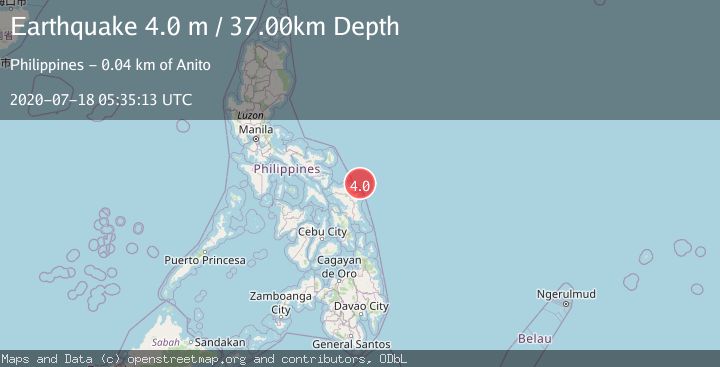 Map of SAMAR, PHILIPPINES
