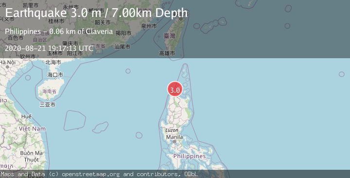 Map of BABUYAN ISL REGION, PHILIPPINES