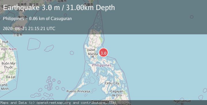 Map of PHILIPPINE ISLANDS REGION