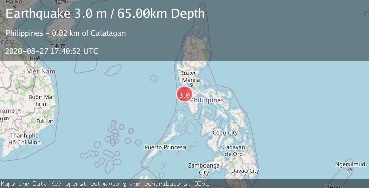 Map of MINDORO, PHILIPPINES