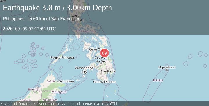 Map of LEYTE, PHILIPPINES
