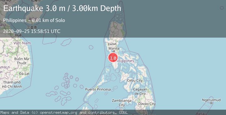 Map of MINDORO, PHILIPPINES