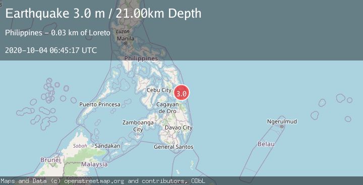 Map of LEYTE, PHILIPPINES