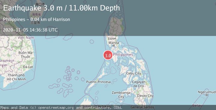 Map of MINDORO, PHILIPPINES