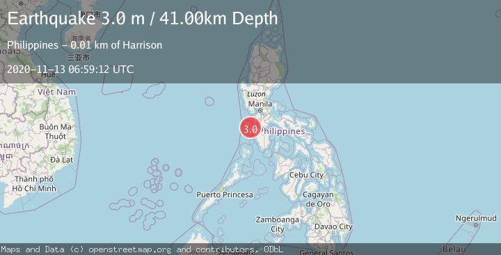 Map of MINDORO, PHILIPPINES